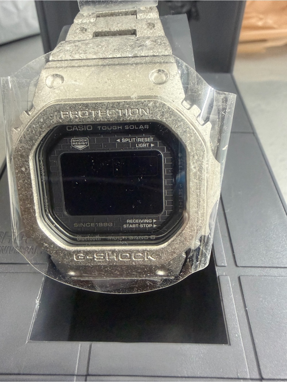 G-Shock Metal Silver Digital Tough Solar Watch